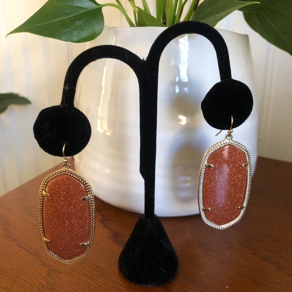 Kendra Scott Burnt Orange Danielle Earrings